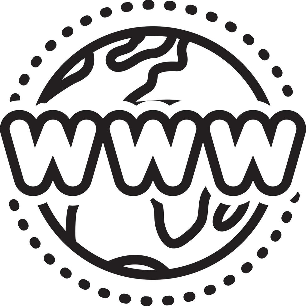 icono de línea para web vector