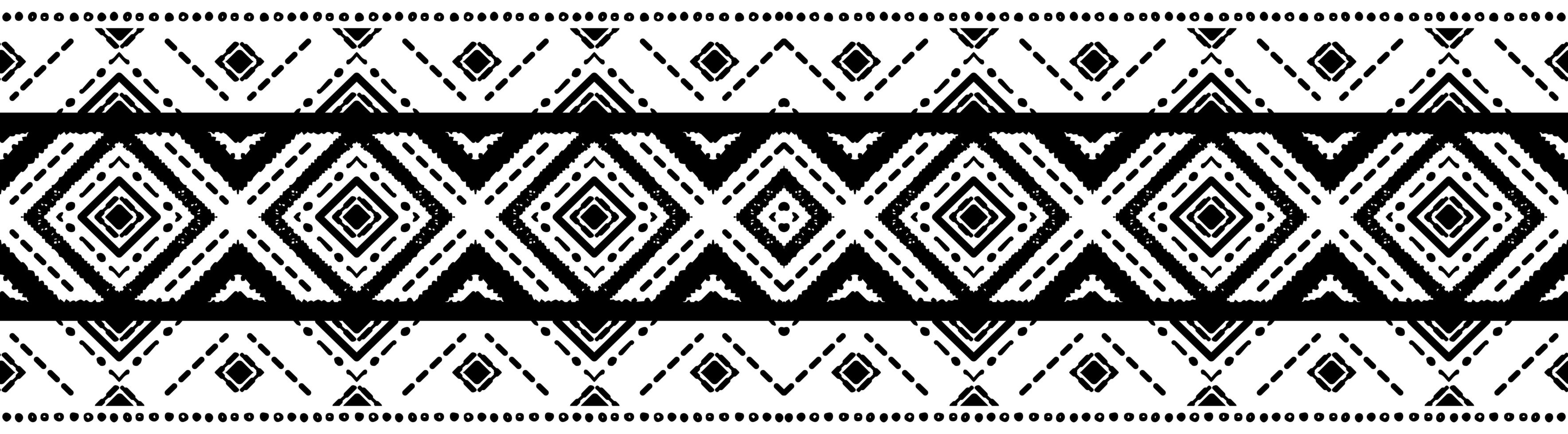 Ikat seamless pattern. Tribal art print. Chevron vector