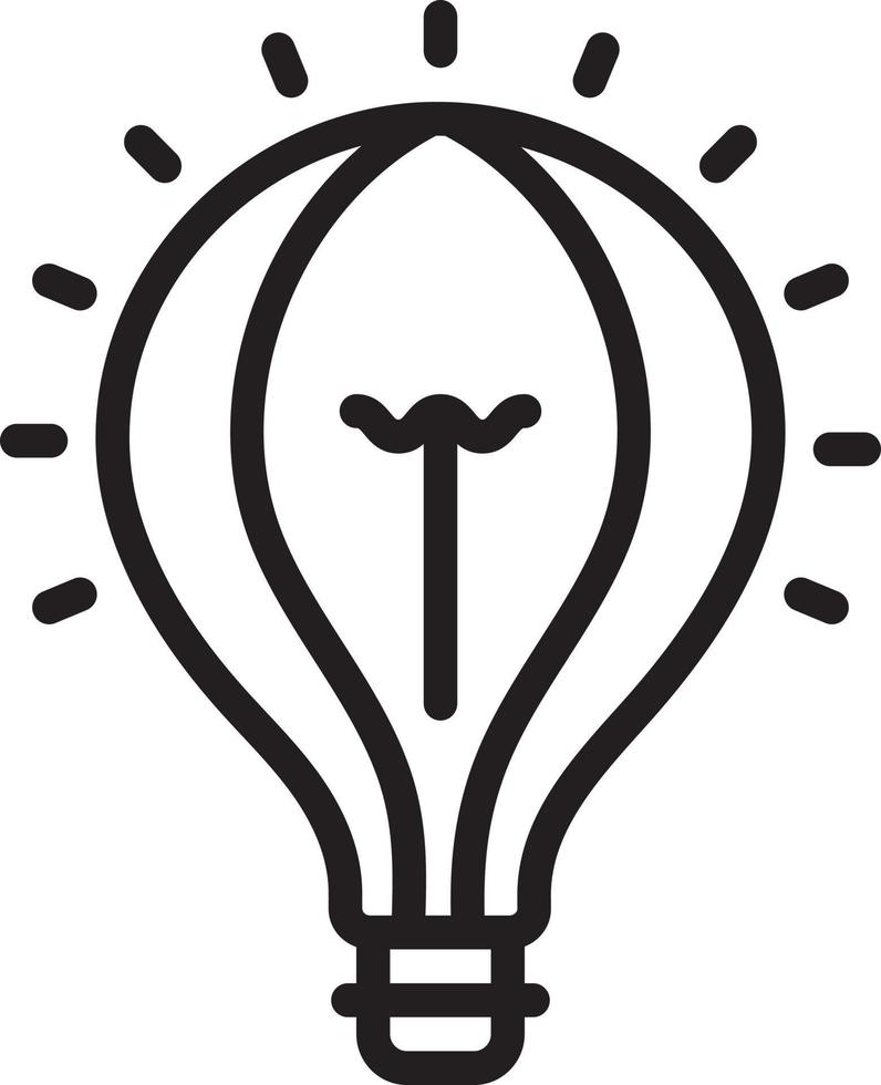 Line icon for idea vector