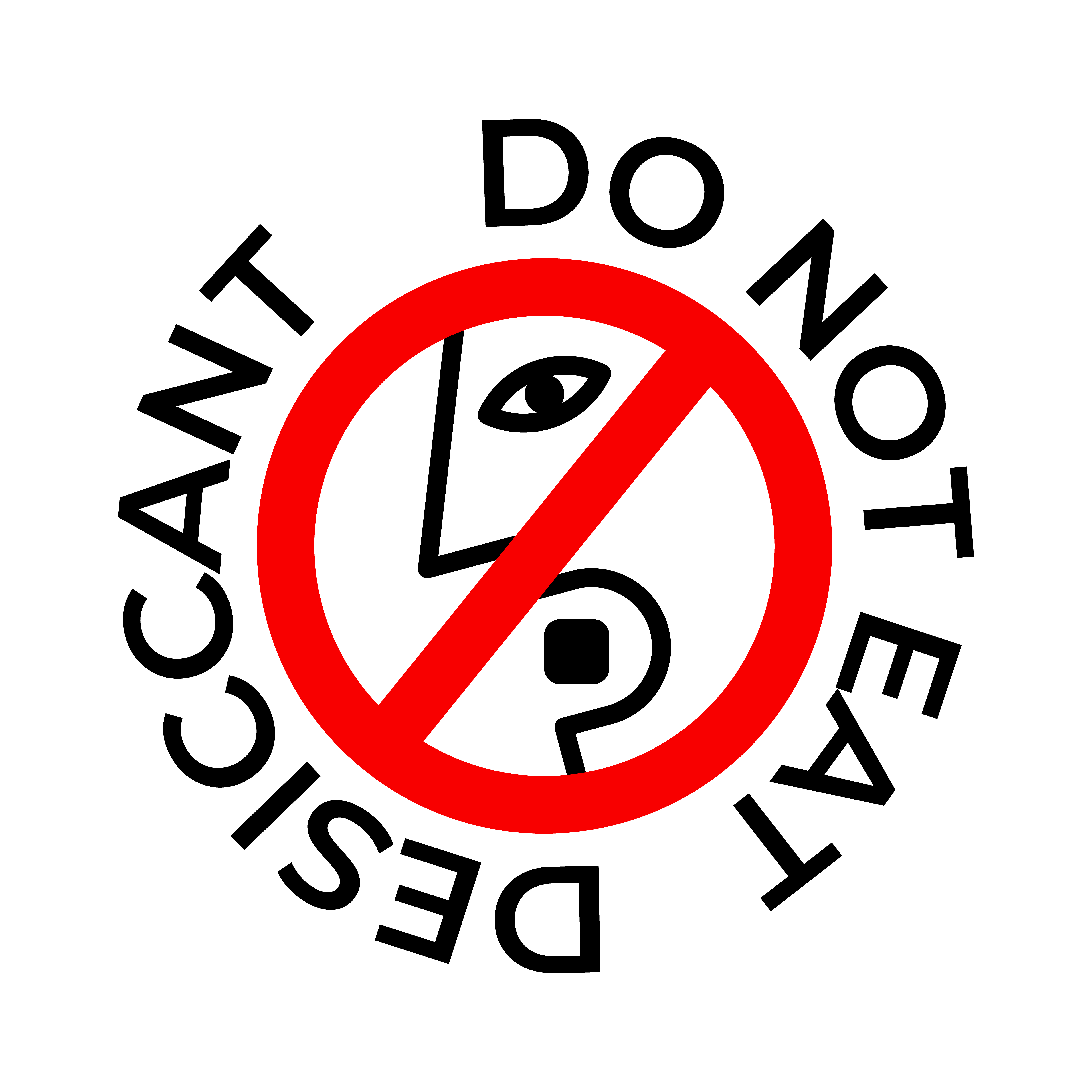 Do not eat desiccant icon. Warning eat silica forbidden symbol 3497164
