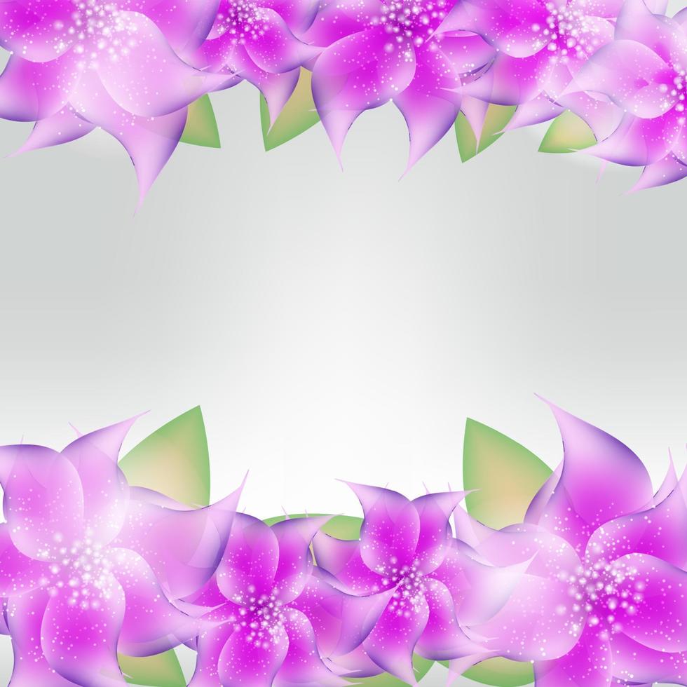 Stylish floral background vector illustration