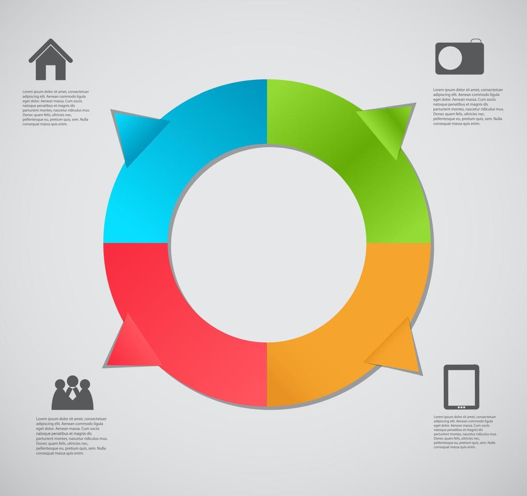 Infographic template business vector illustration