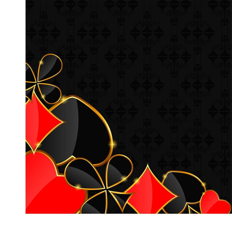 fondo abstracto con trajes de tarjeta para el diseño. ilustración vectorial vector