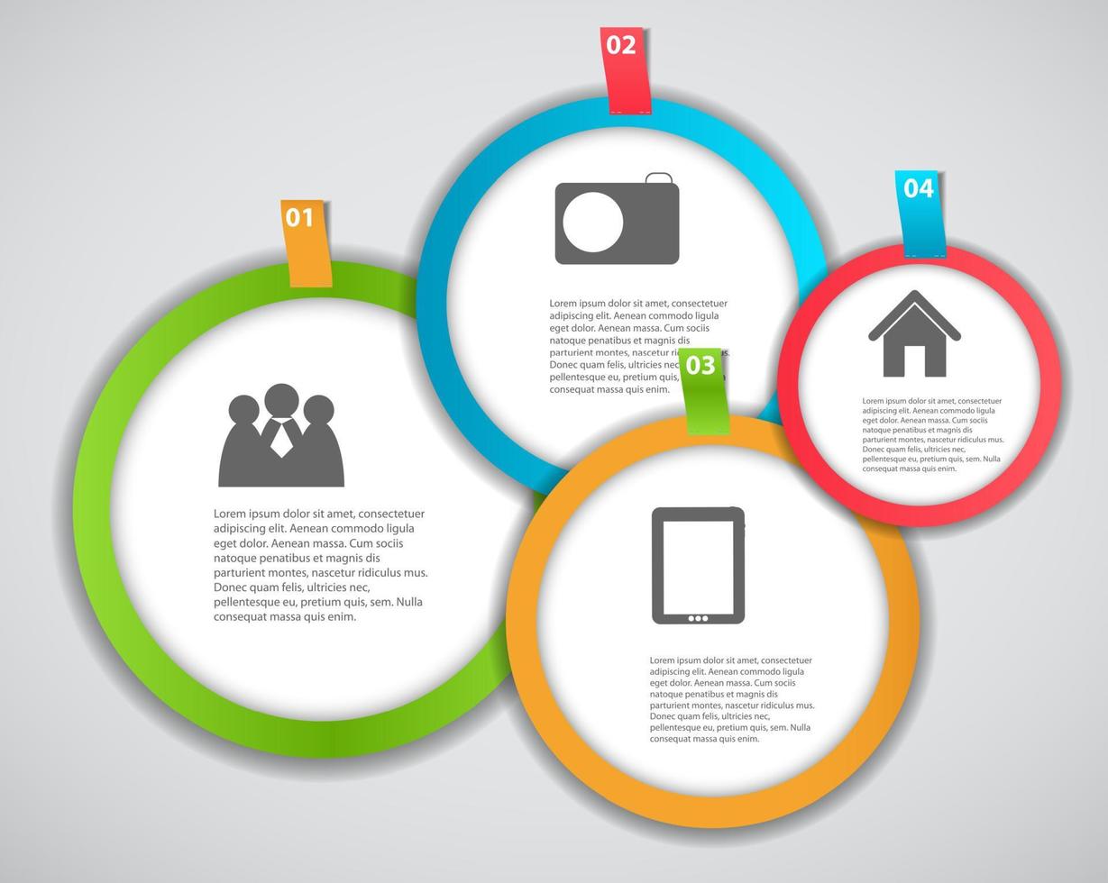 Infographic template business vector illustration