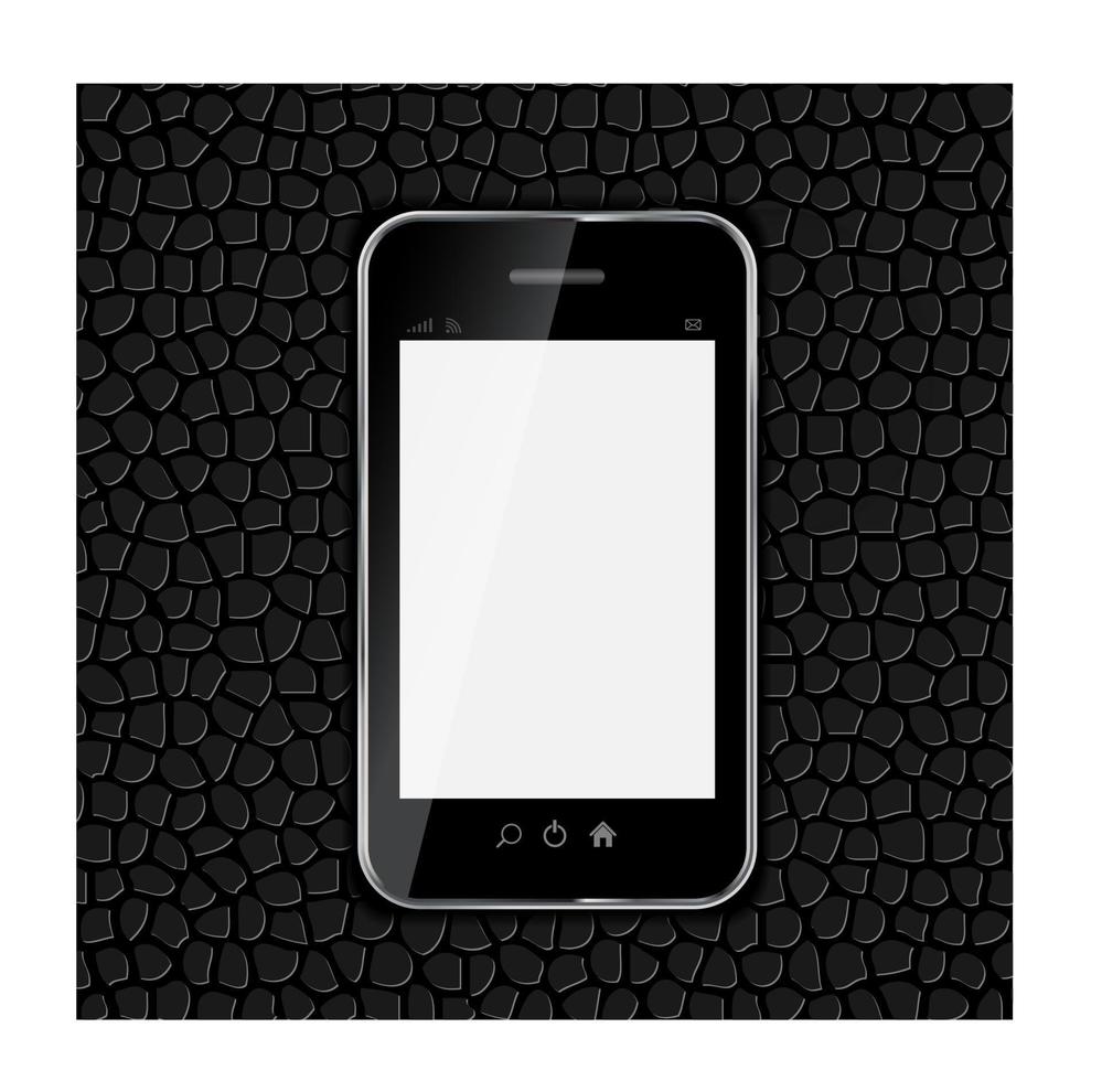 Realistic mobile phone vector illustration