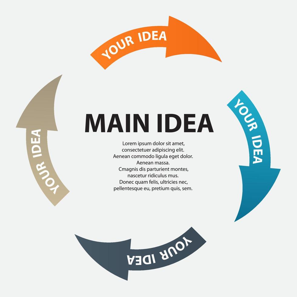 Infographic business template vector illustration