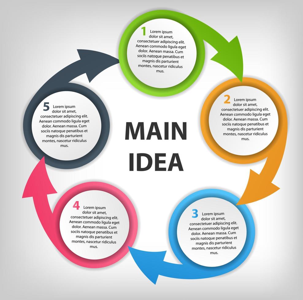 Infographic business template vector illustration