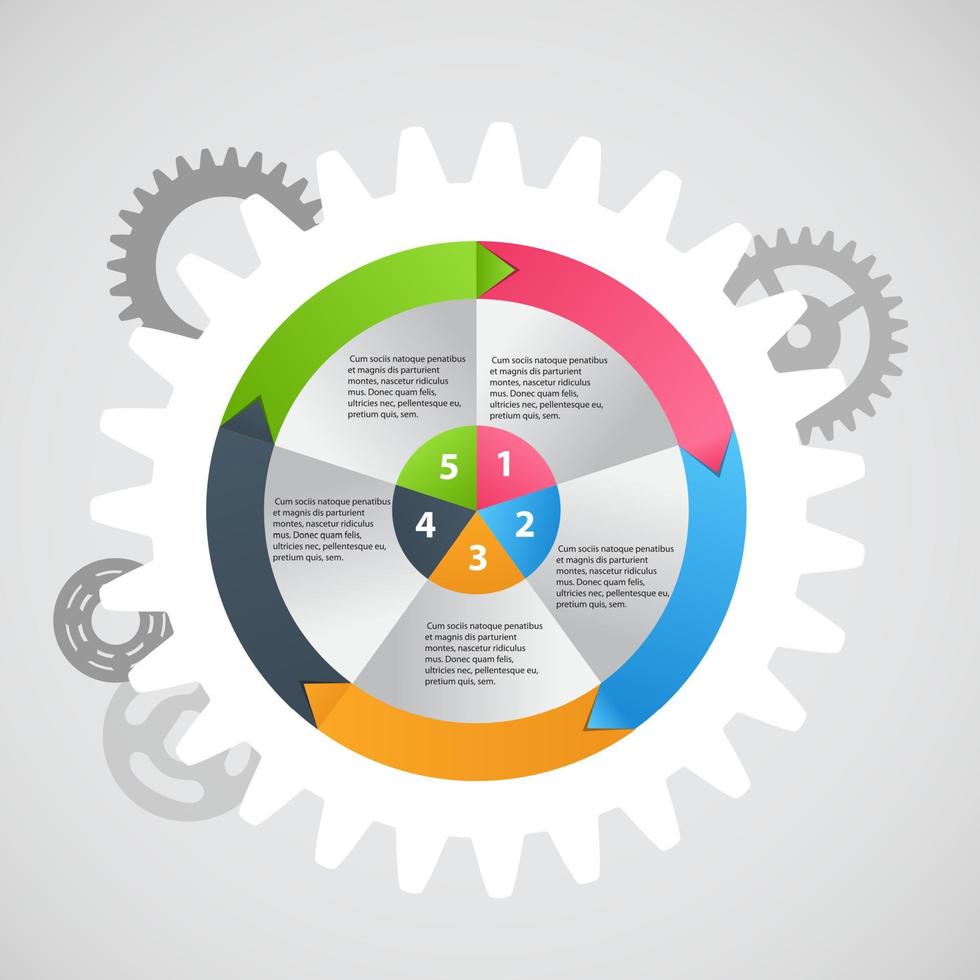 Infographic business template vector illustration