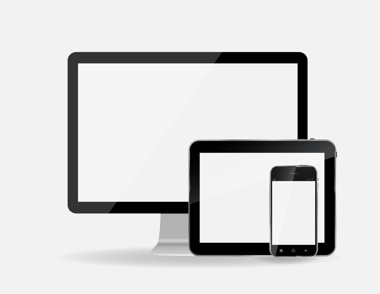 PC lap top mobile vector