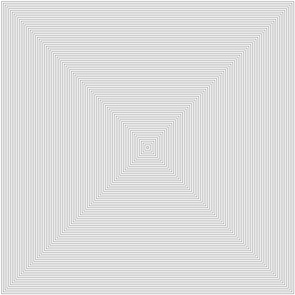 Square vector line pattern. Abstract boxes background, geometric