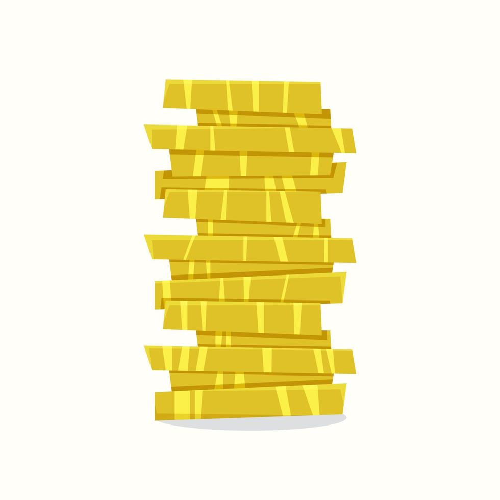 Coins. Vector illustration in flat style