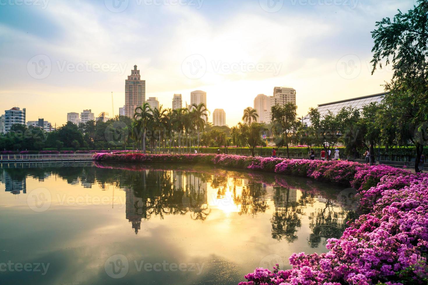 flores en la ciudad foto