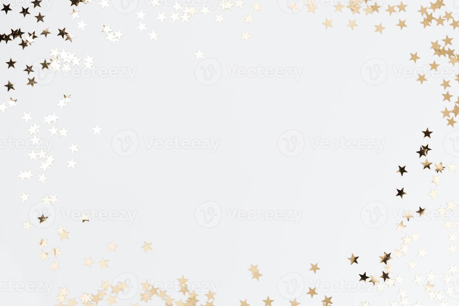 Christmas decor background. Flat lay, top view. photo