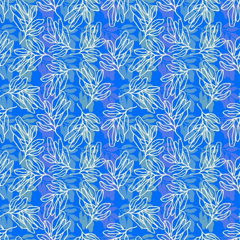 autumn leaves vector seamless pattern. background for fabrics, prints, packaging and postcards