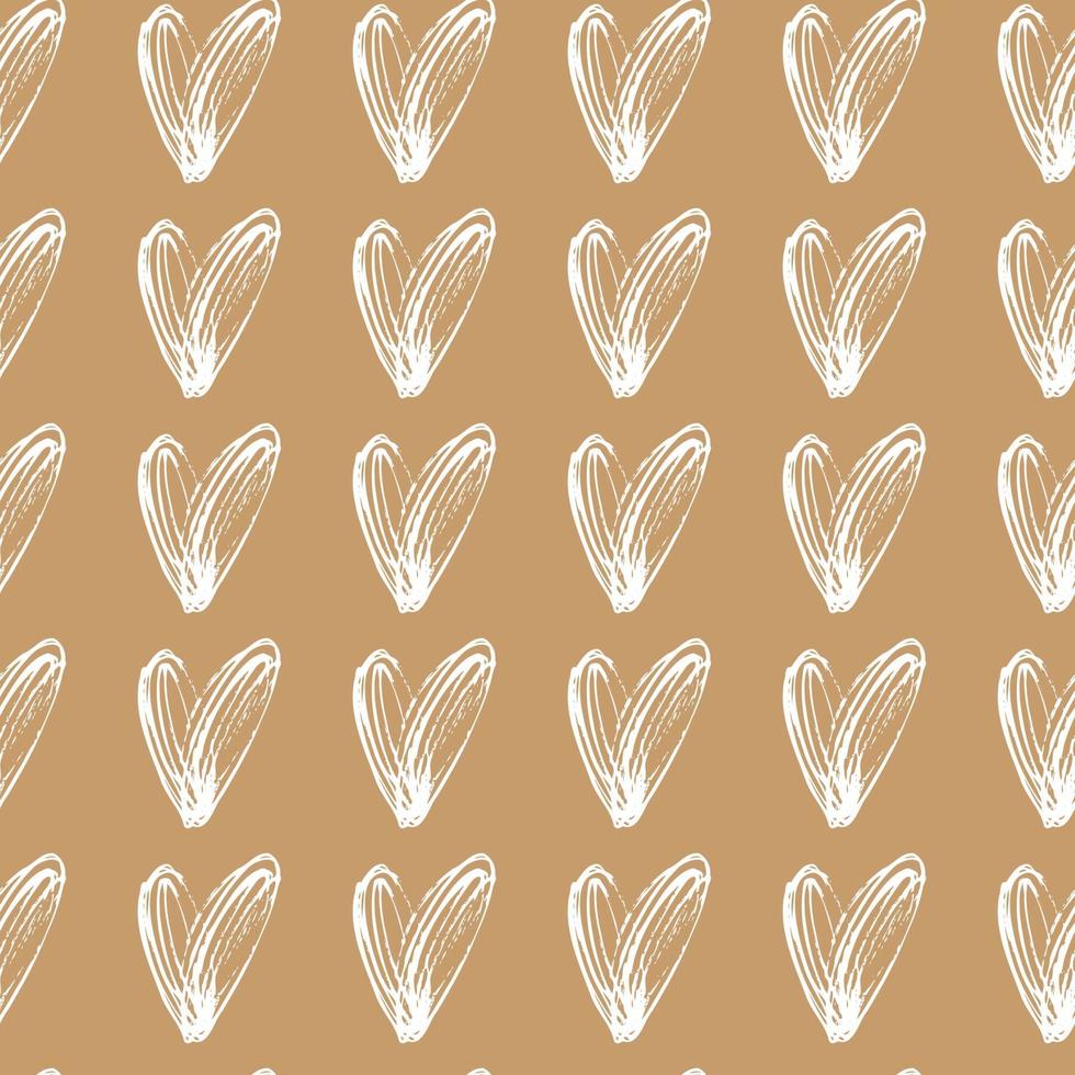vector seamless pattern small hearts