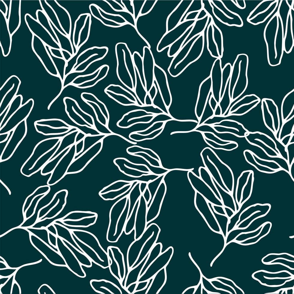 autumn leaves vector seamless pattern. background for fabrics, prints, packaging and postcards