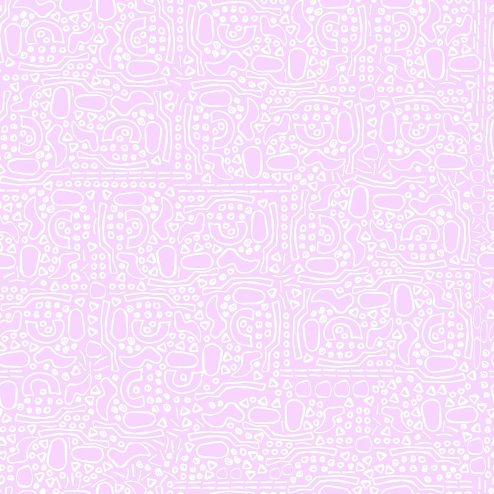 vector seamless pattern Abstract Modern Shapes . Simple geometric pattern  with different figures. Artistic folk shapes.