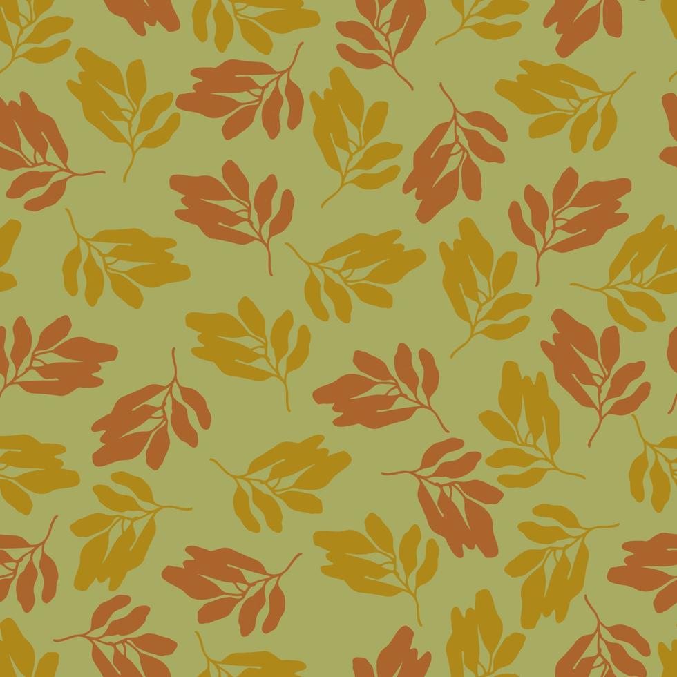 autumn leaves vector seamless pattern. background for fabrics, prints, packaging and postcards