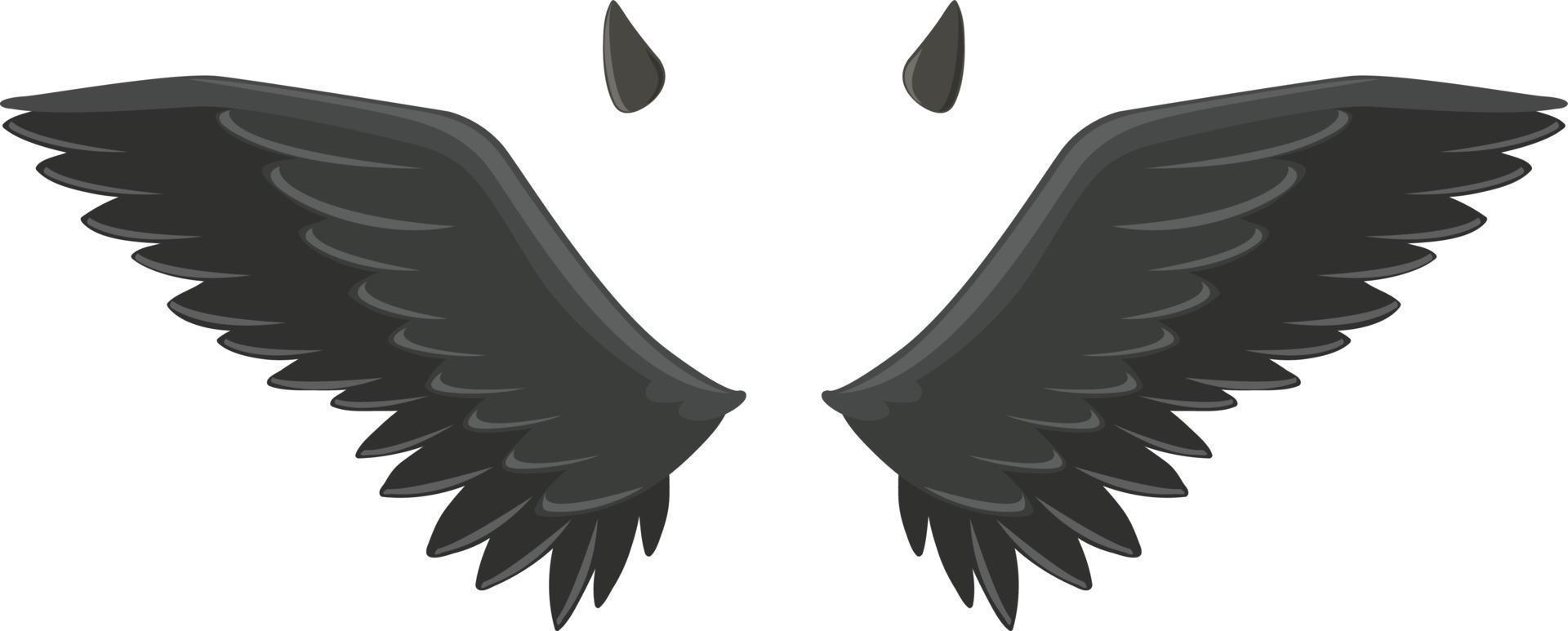 Devil and angel design elements vector