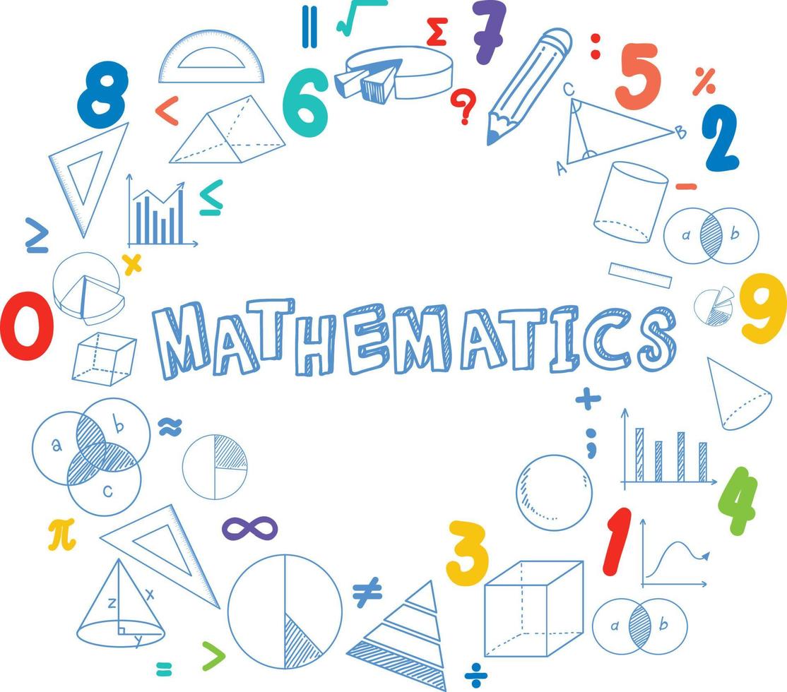 icono de fuente de matemáticas con fórmula vector