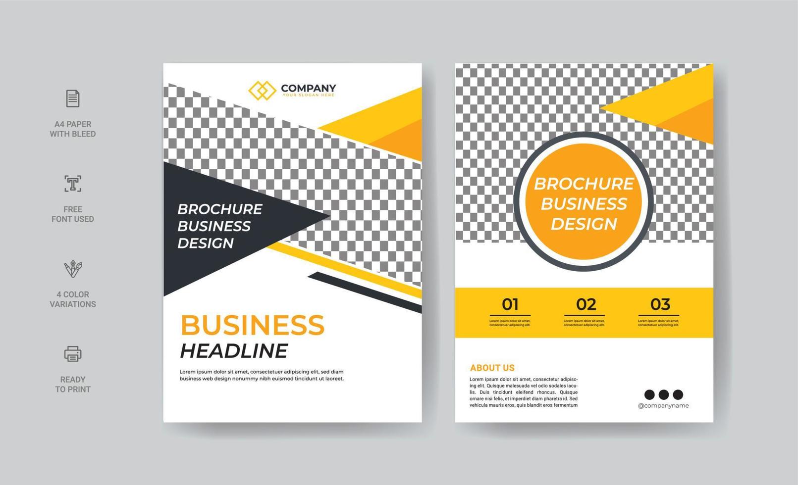 Business Brochure Design vector