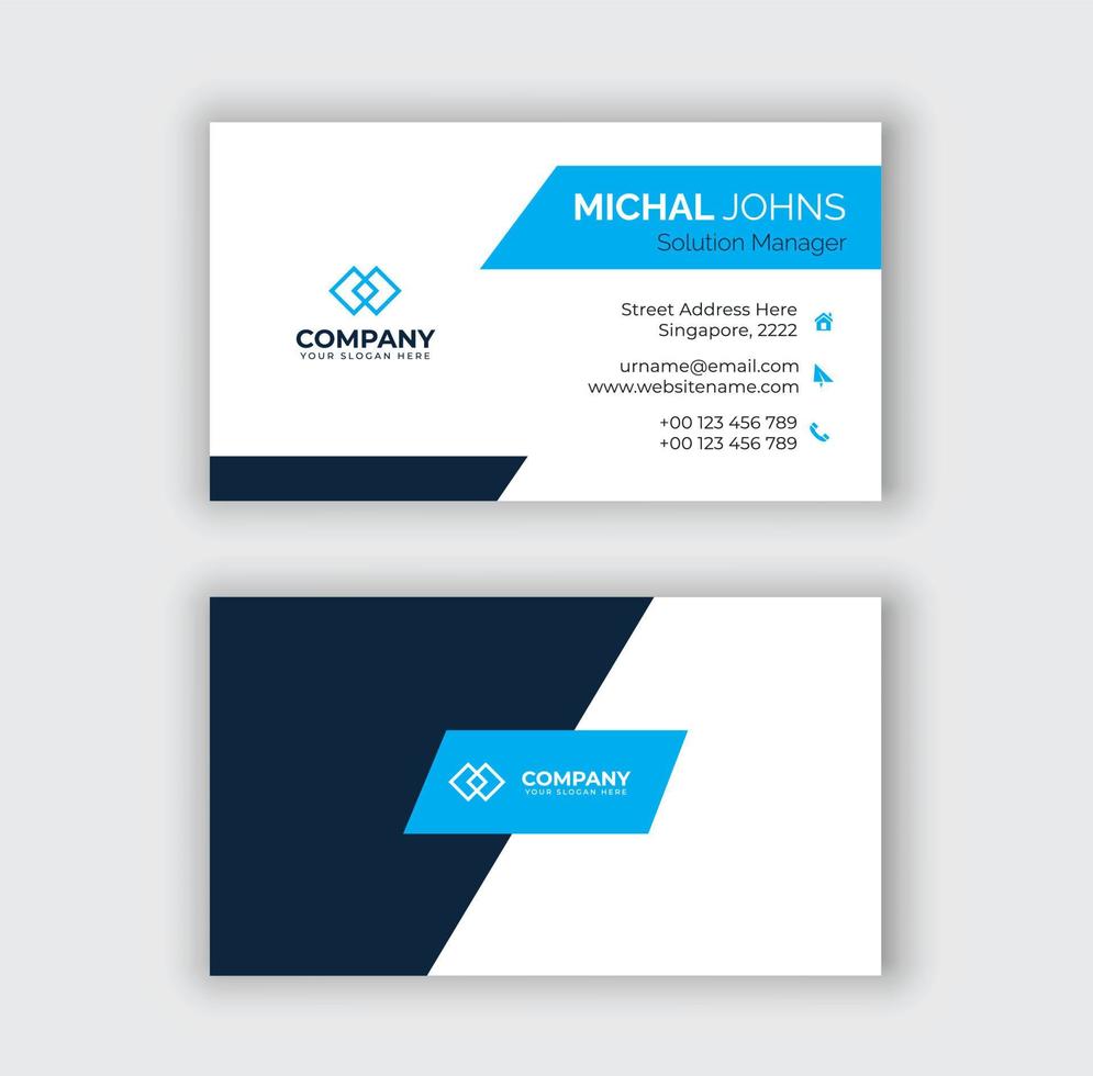 Creative Business Card Design vector