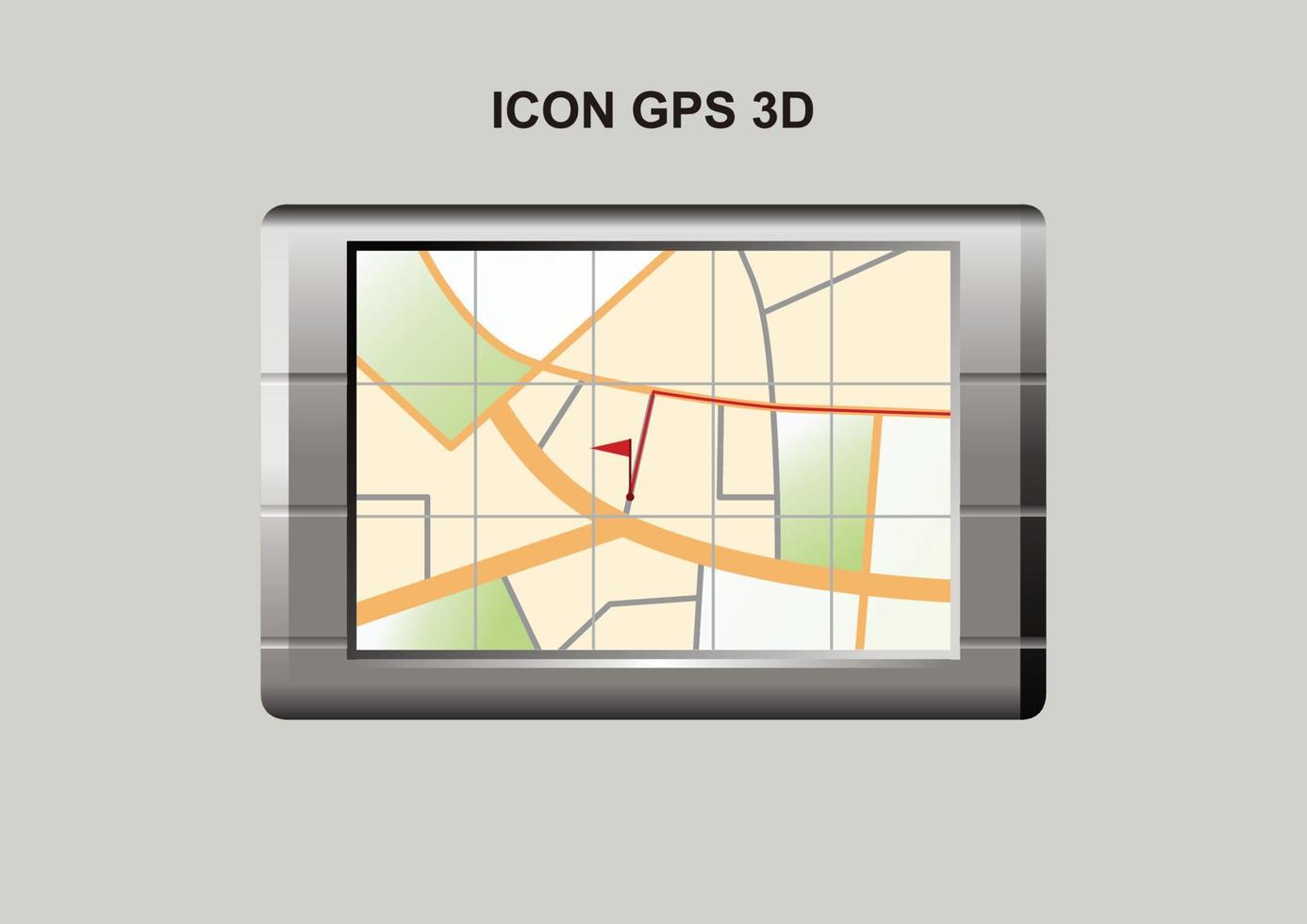 Navigation Maps 3D With Location vector