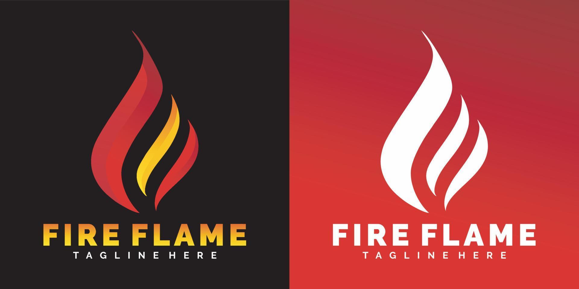 Fire Element Design Graphic, Flame Logo 3D, Fire Logo vector