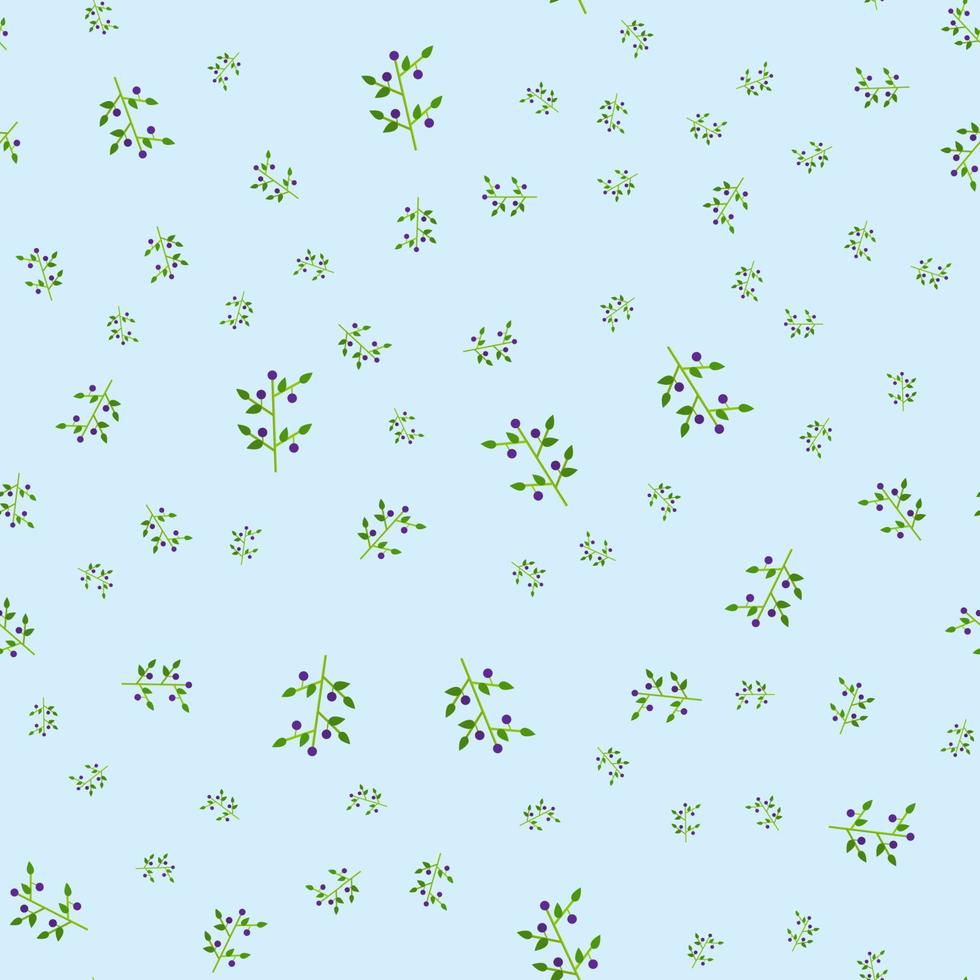 cartoon style nature landscape with trees and bushes. seamless pattern vector
