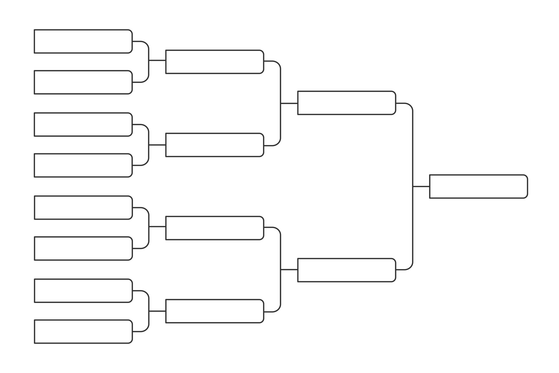 8 Team Tournament Bracket Championship Template Flat Style Design editable-12-team-double-elimination-bracket-12-team-seeded-triple