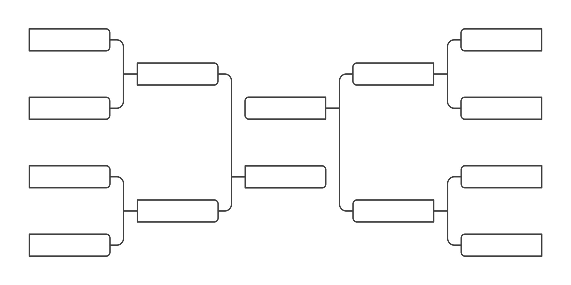 Tournament Bracket Stencil