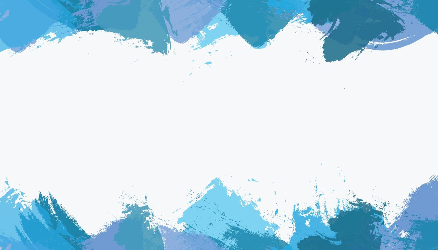Blue abstract watercolor background design vector png