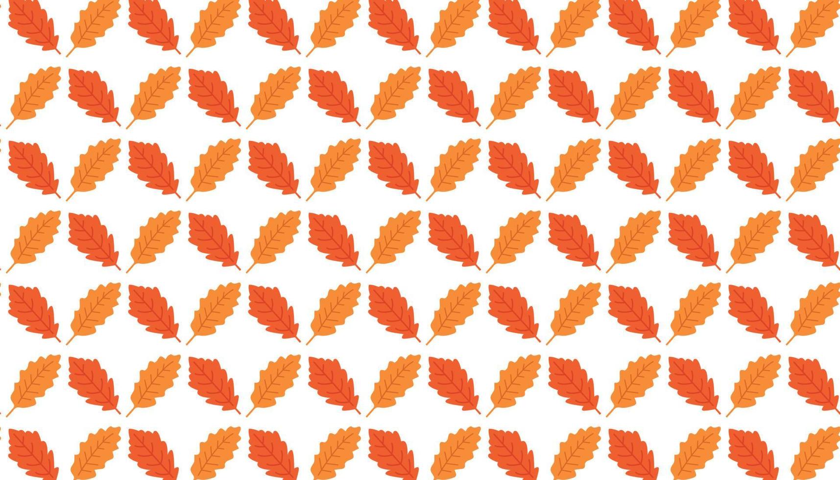 Autumn fall leaves pattern background design for texture printing wallpaper vector
