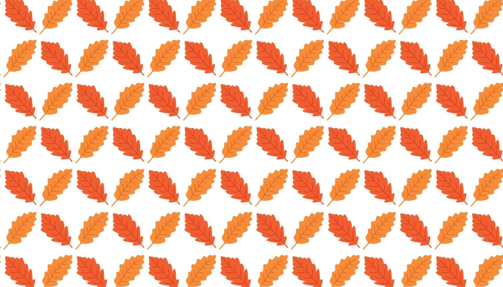 Autumn fall leaves pattern background design for texture printing wallpaper vector