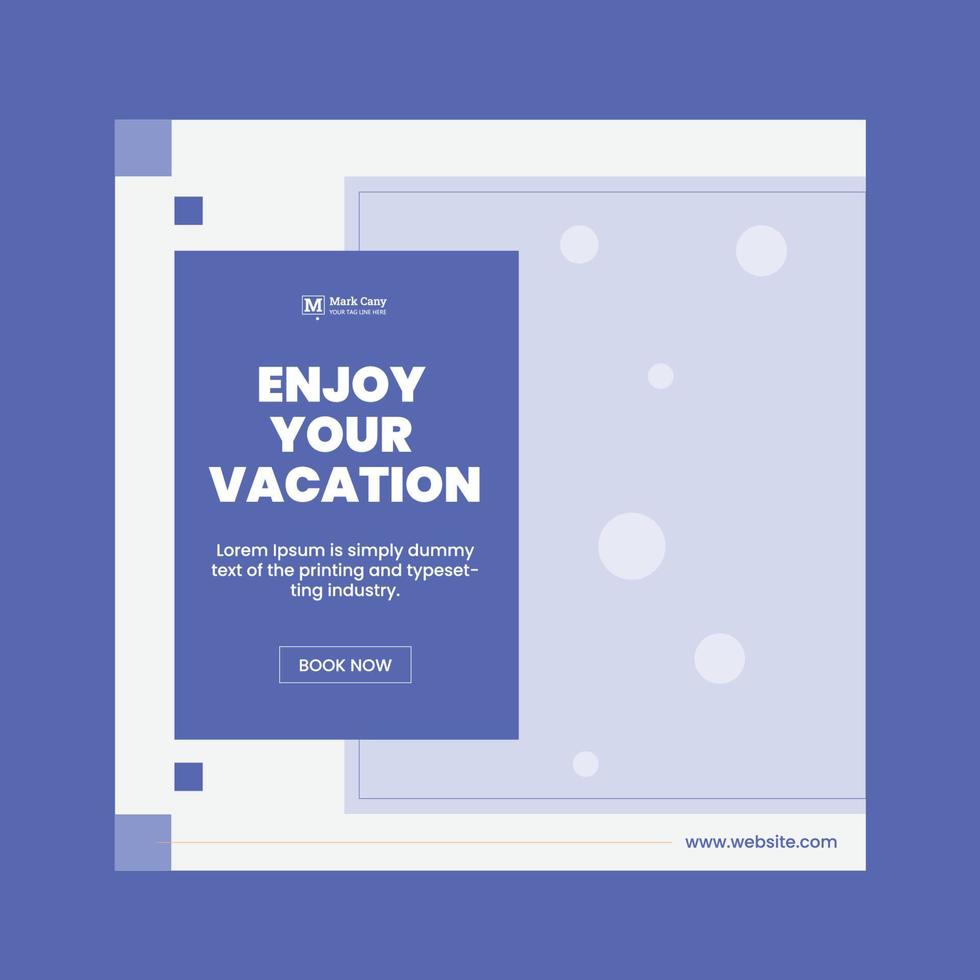 Tour and travel banner design template vector