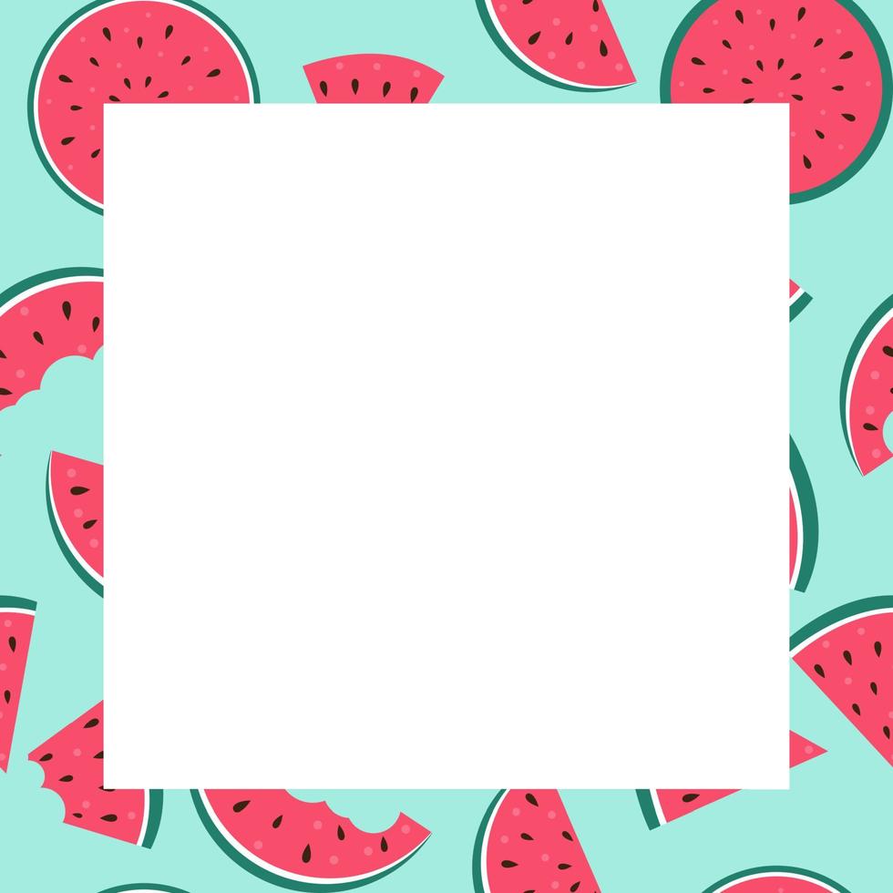 Summer Sale concept Background. Watermelons. vector