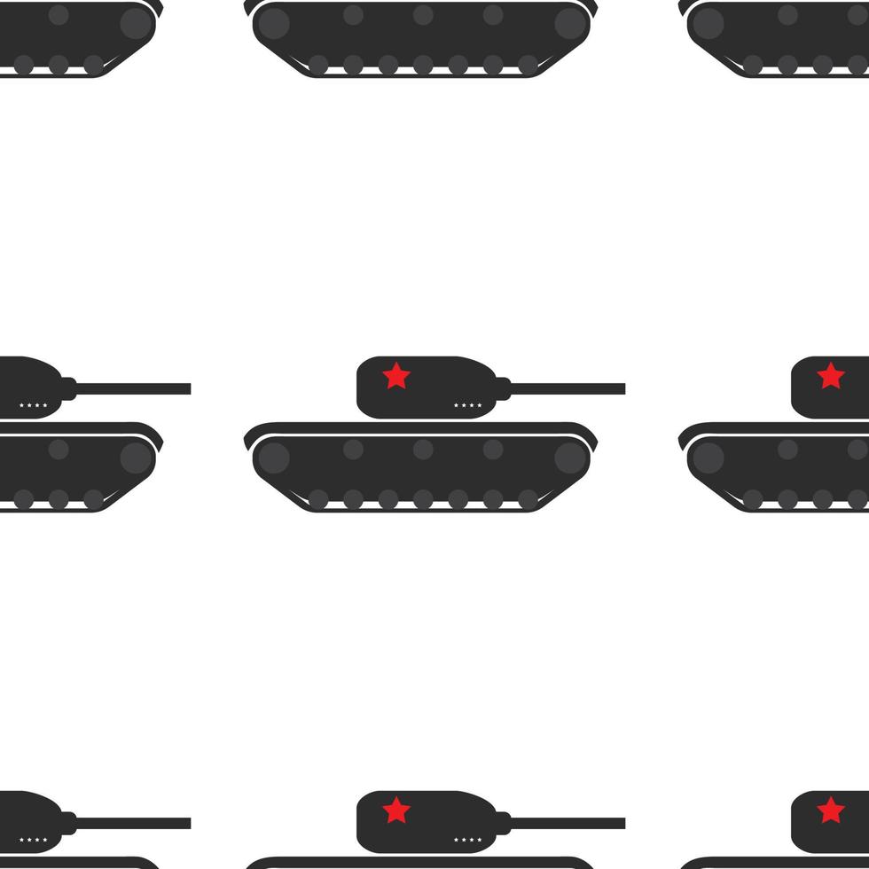 Seamless Pattern Background with tank.Vector Illustration vector