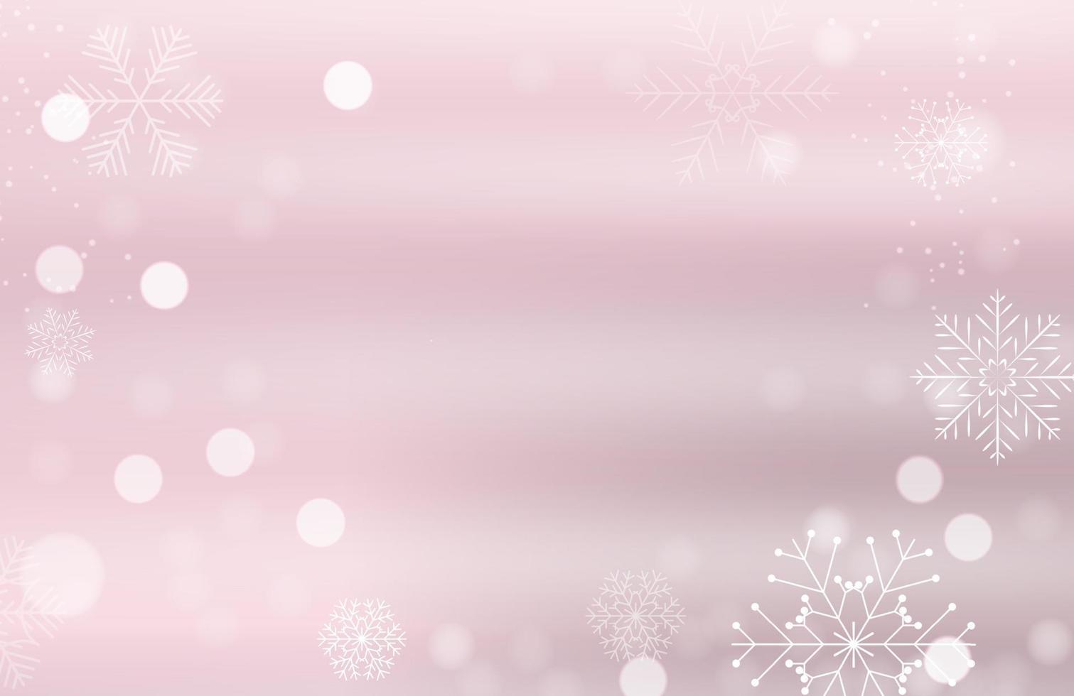 Christmas and New Year Glossy Light Background. Vector Illustration