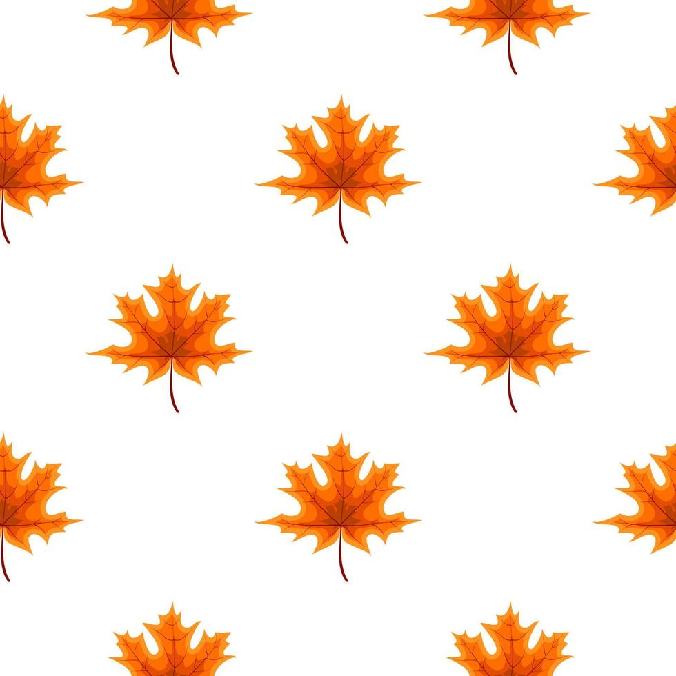 Ilustración de vector abstracto otoño de patrones sin fisuras