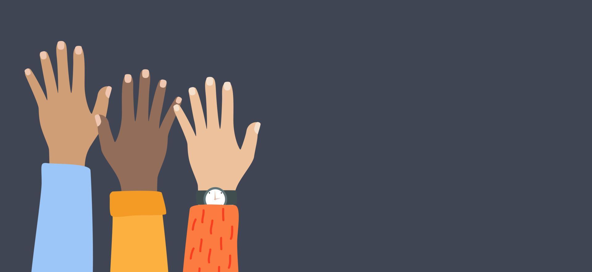 Multicultural and multiethnic people community integration concept