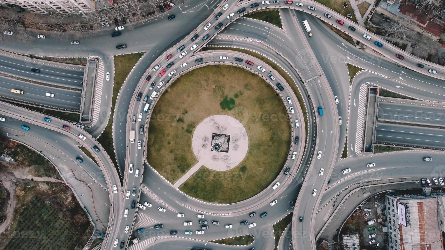 Highway Traffic Aerial photo