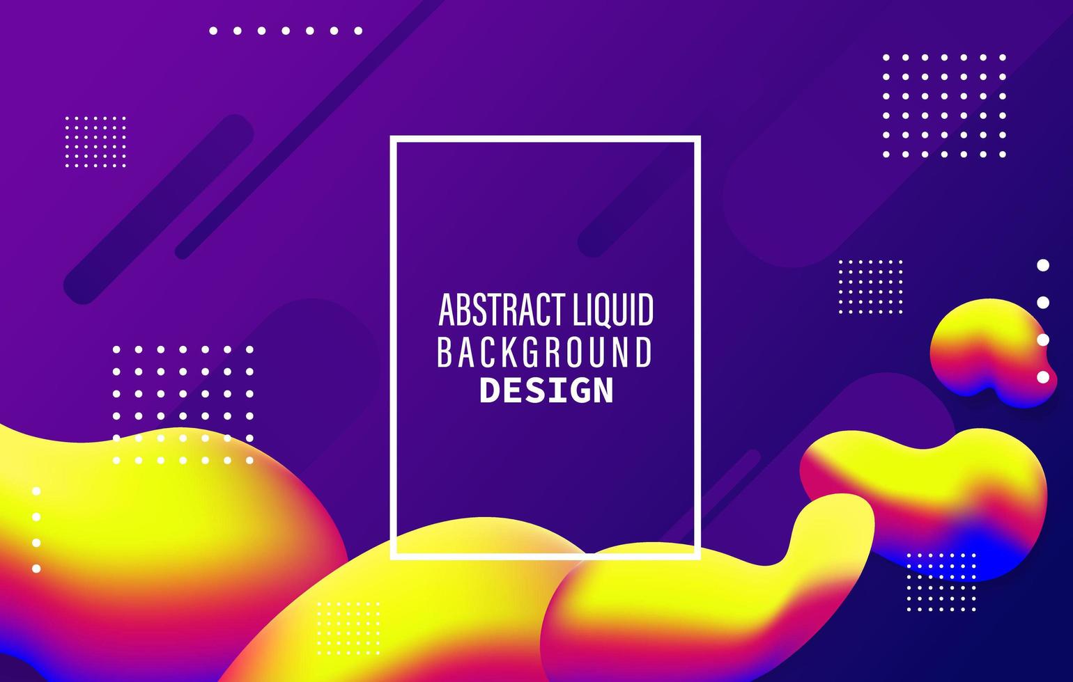 Abstract liquid background vector