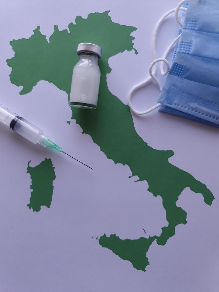 Antecedentes de problemas de salud y medicina en Italia. foto