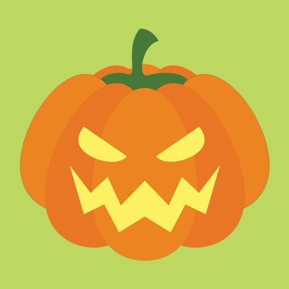 halloween ilustraciones vector feliz calabaza