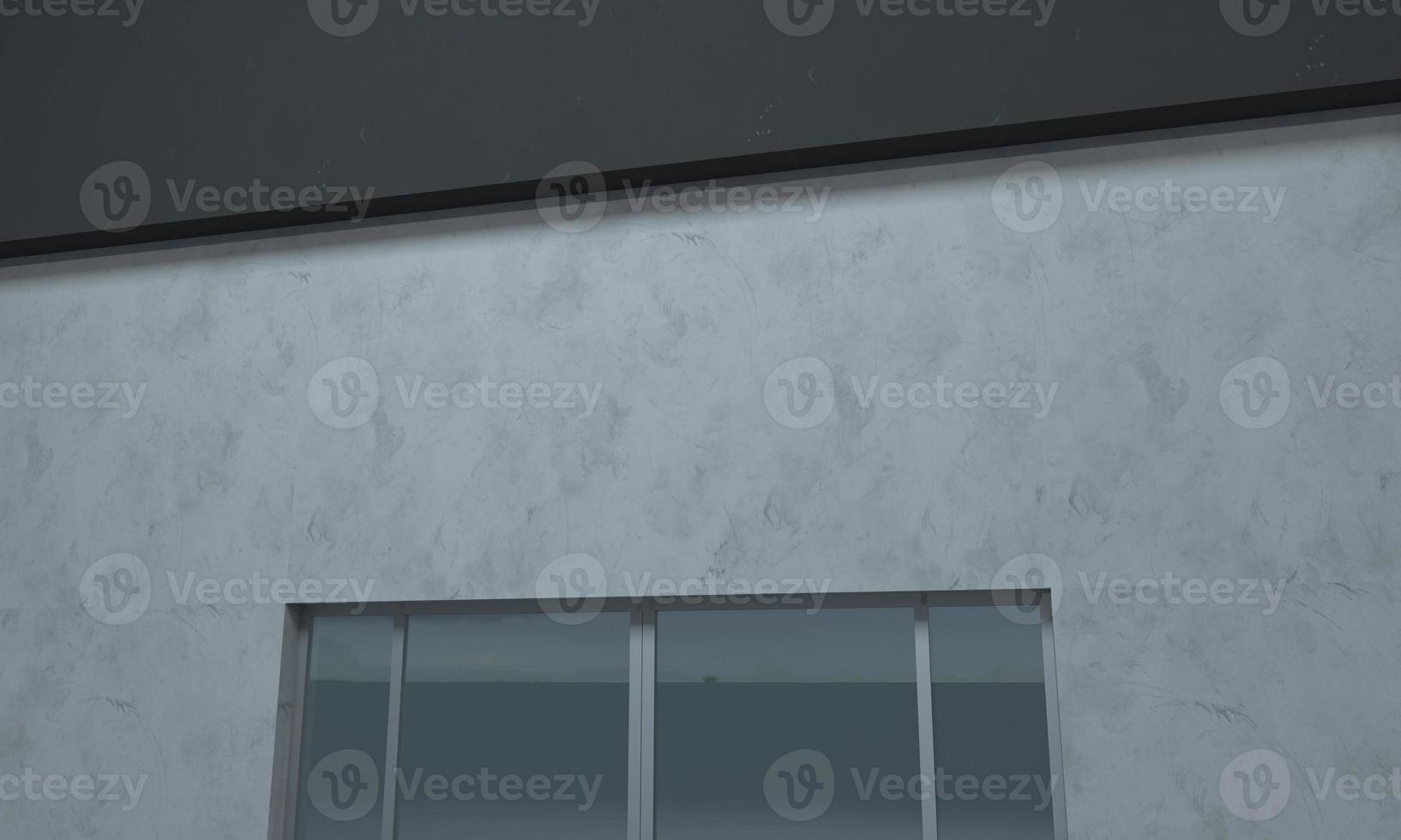 Building Closeup 3d Rendered photo