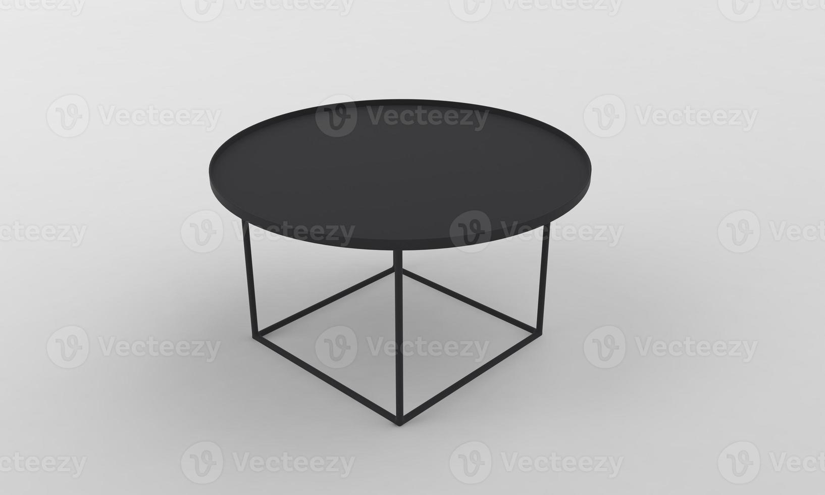 Center coffee Table furniture 3D Rendering photo