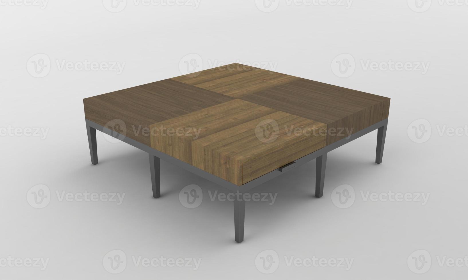 Center coffee Table furniture 3D Rendering photo