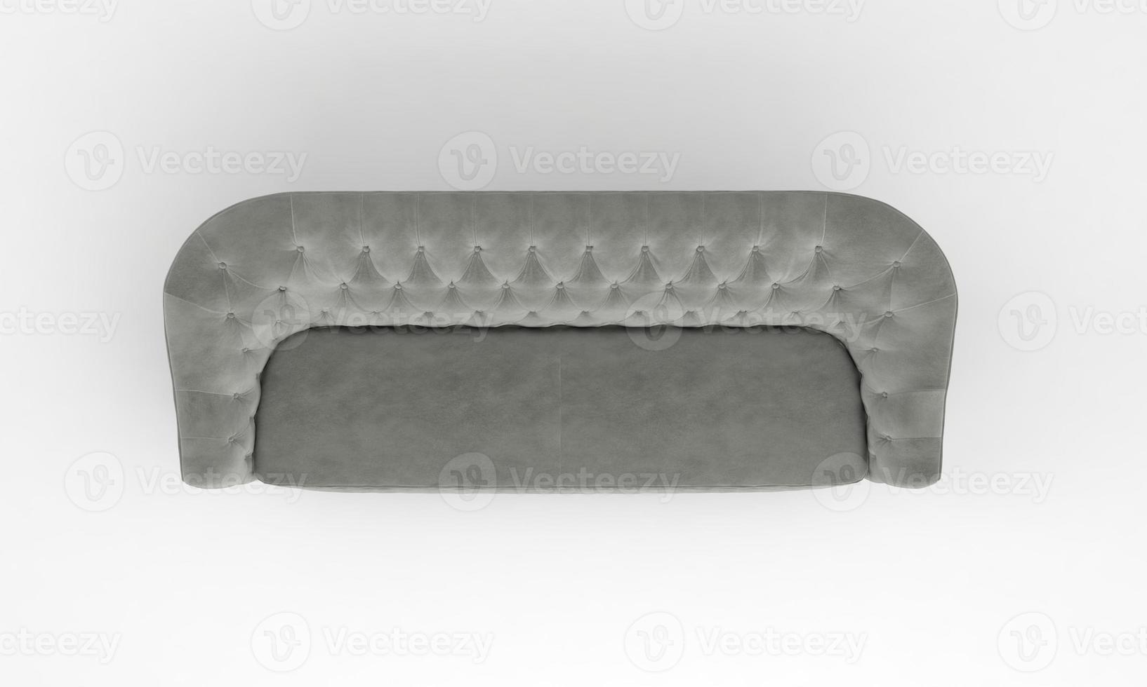 Sofa Top View furniture 3D Rendering photo