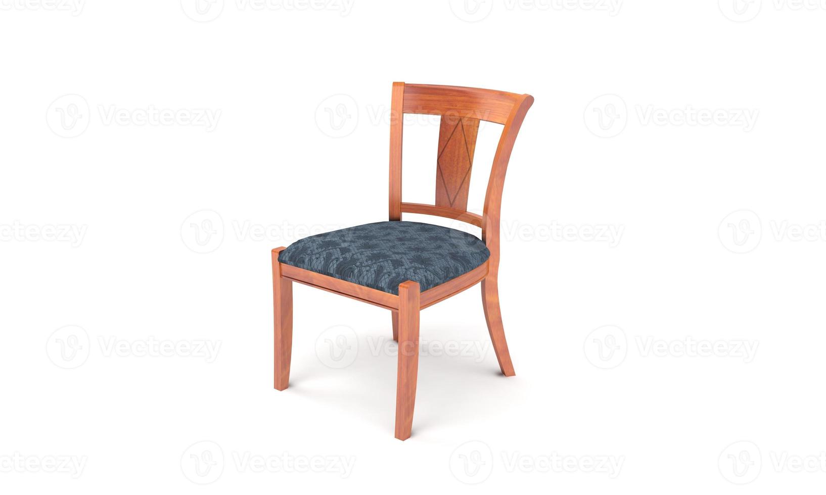 Chair Side View furniture 3D Rendering photo