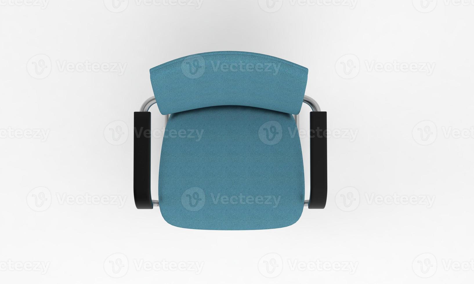 Chair Top View furniture 3D Rendering photo